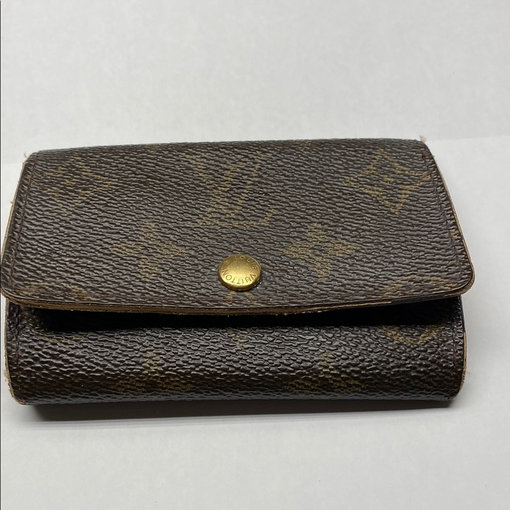 Louis Vuitton Vintage Brown Monogram 6 Keys & Card Holder